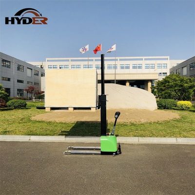 HSLF500 0.5t Capacity Lithium 48V 15ah Self Lifting Stacker for 1300mm Lifting Height