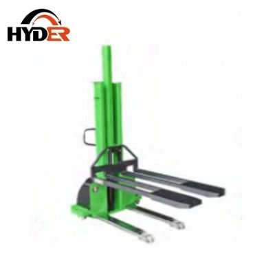 1T Load Capacity Straddle Leg Self Lift Stacker with 1.3m Lift Height and AC Motor