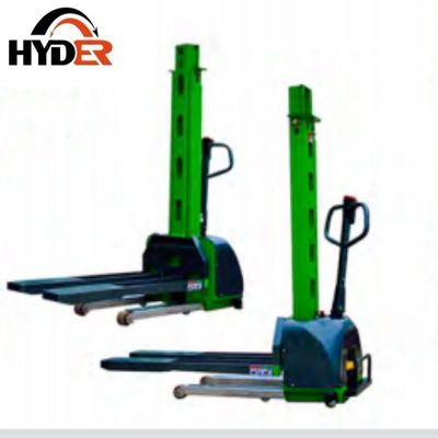 AC Motor Drive 1.3m Lifting Height Portable Self Loading Pallet Stacker Hslf1000s