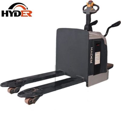2.5T Load Capacity 2010X800X1380MM Design 24V 240ah Powered Stand on Pallet Jack with CE