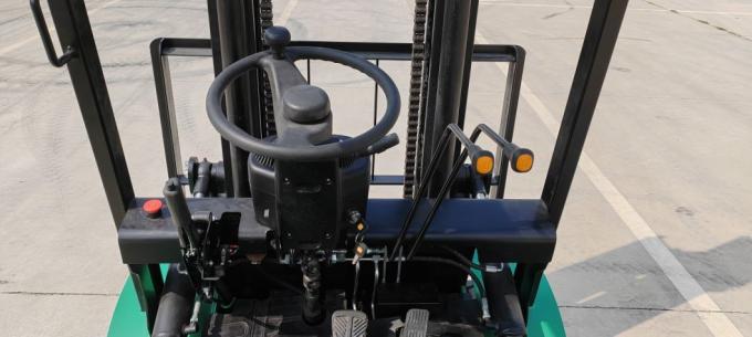 Electric Fork Lift Lithium Battery Operated 4× 4 Forklift Truck 2.5ton 6m with CE
