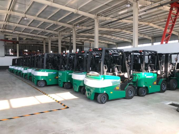Electric Fork Lift Lithium Battery Operated 4× 4 Forklift Truck 2.5ton 6m with CE